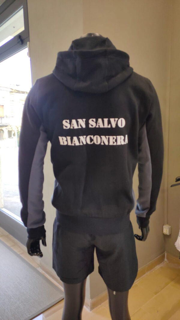 Felpa con cappuccio San Salvo Bianconera
